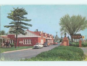 Slight Wear 1950's OLD CARS & PENN-DAW MOTEL & RESTAURANT Alexandria VA u4973@