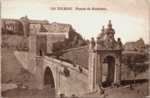 Spain Toledo Puente de Alcantara Vintage Postcard C171