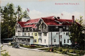 Brentwood Hotel Brentwood Bay BC Victoria British Columbia Unused Postcard G13