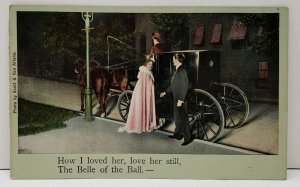 Scott & Van Altena Postcard Song Series, The Belle of the Ball Postcard B17