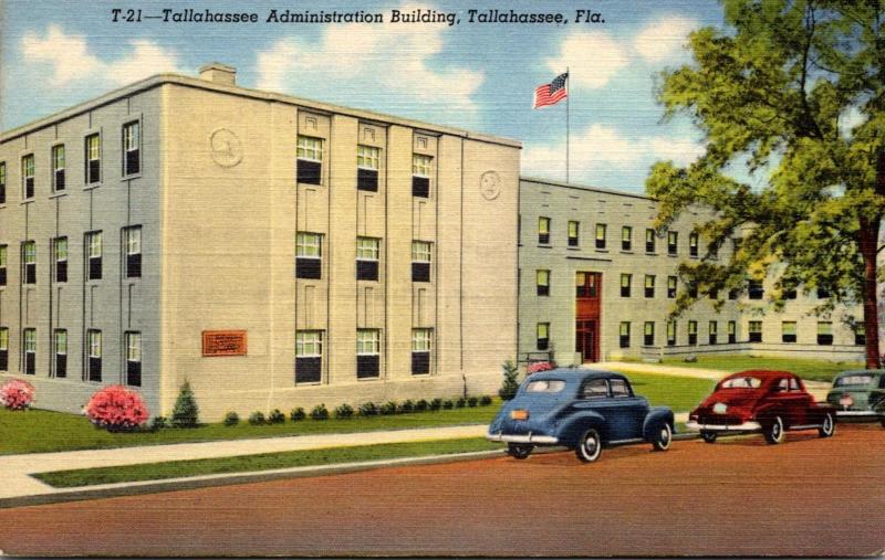 Florida Tallahassee Administration Building Curteich