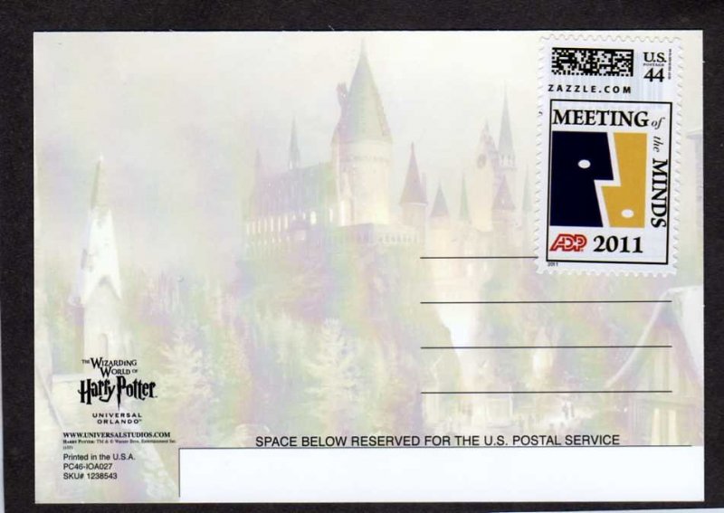 FL Wizarding World Harry Potter Movies Universal Amusement Park Orlando Postcard