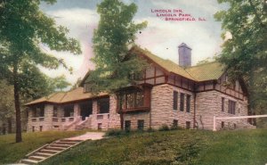 Vintage Postcard 1915 Lincoln Inn Lincoln Park Springfield Illinois V. O. Hammon