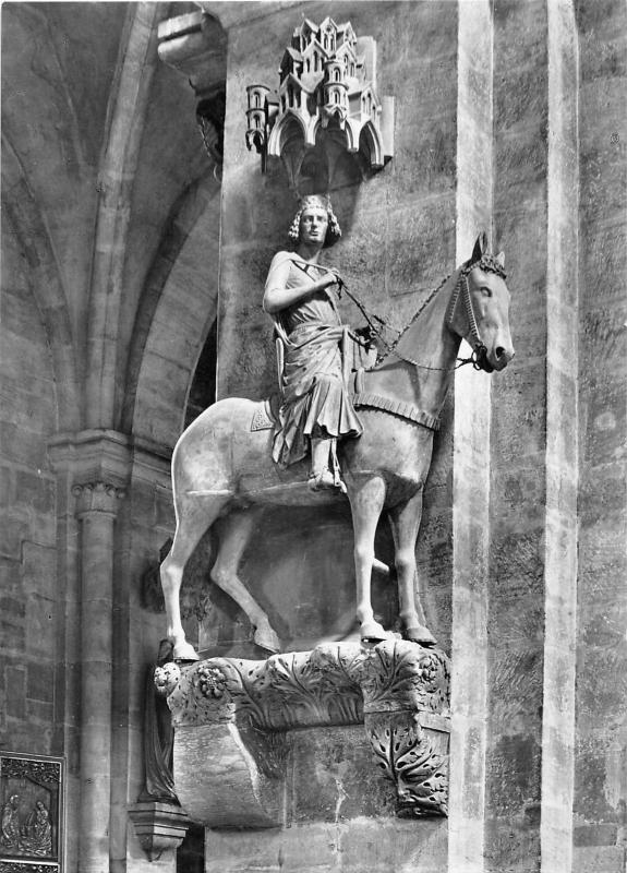 BG2412 bamberg dom der reiter sculpture horse art  CPSM 14x9.5cm germany