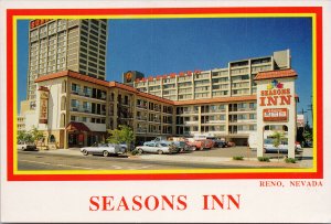 Season's Inn Reno NV Sundowner Vintage UNUSED Postcard F44