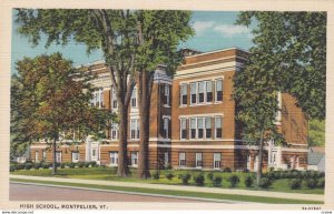 MONTPELIER , Vermont , 1930-40s ; High School