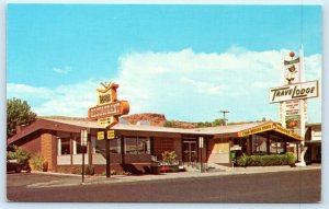 ST. GEORGE, UT Utah ~ Roadside TRAFALGA RESTAURANT c1960s Postcard