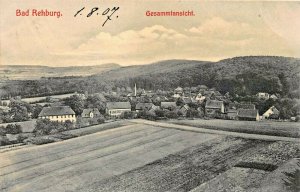 BAD REHBERG GERMANY~GESAMMTANSICHT-OVERALL VIEW~1907 REITZ PHOTO POSTCARD