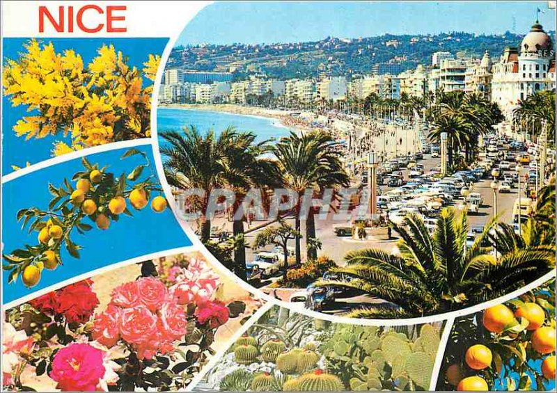'Nice Modern Postcard COte d''Azur French Riviera Promenade des Anglais'