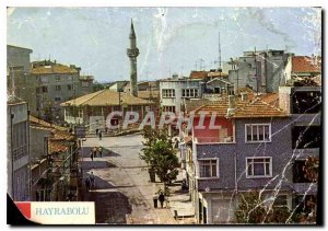 Postcard Modern Alpullu caddesinin ve sehrin genei gorunusu