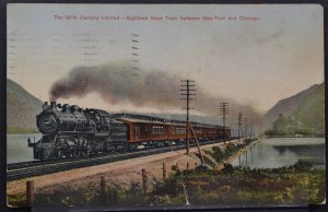 20th Century Limited - Eighteen Hour Train Between New York and Chicago - 1909