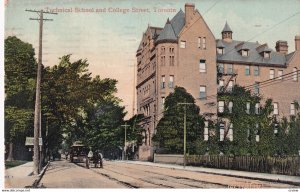 TORONTO, Ontario, Canada, PU-1908; Technical School And College Street