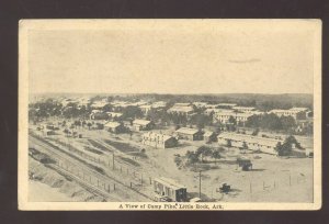 CAMP PIKE LITTLE ROCK ARKANSAS US ARMY BASE BIRDSEYE VIEW VINTAGE POSTCARD