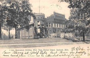 Gymnasium Gym Eastern Michigan University Ypsilanti MI 1906 Rotograph postcard