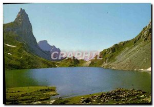 Postcard Modern Vallee De La Guisane Grand Lake And The Pic De La Bruyere