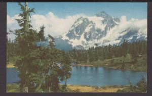 northern Washington Mount Shuksan impressive 9038 ft Peak via hwy 1 - Chrome
