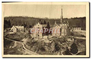 Old Postcard Monastery of St. Mary De La Pierre Qui Vire view with descent to...