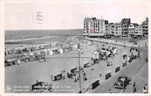 B94260 knocke s mer albert plage vue sur la plage car belgium