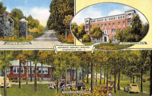 Fayetteville Arkansas Methodist Assembly Multiview Antique Postcard K35377