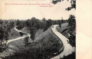 G76/ Vicksburg Mississippi Postcard c1910 National Military Park Drive 13