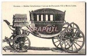 Espana Spain Espana Postcard Old Madrid Caballerizas Carroza Reales Fernando ...