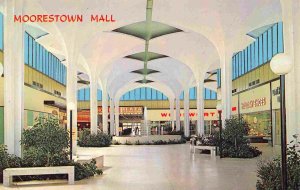 Moorestown Mall Shopping Center Interior Moorestown New Jersey postcard