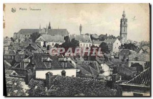 Postcard Mons Old Panorama