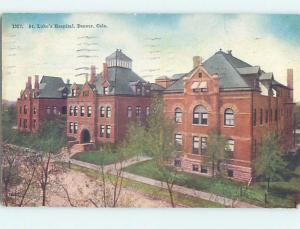 Divided Back HOSPITAL SCENE Denver Colorado CO hs0873