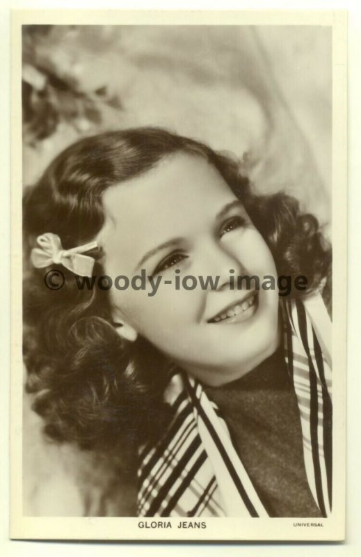 b0814 - Film Actress - Gloria Jeans - Picturegoer postcard no 1312