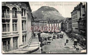Old Postcard Grenoble Musee Grenoble and Mont Saint Eynard