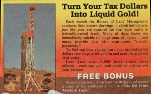 Turn Your Tax Dollars Into Liquid Gold