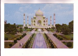 People on Gardens Paths in Front of Taj Mahal, Agra, India