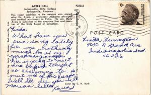 JACKSONVILLE STATE COLLEGE AYERS HALL ALABAMA