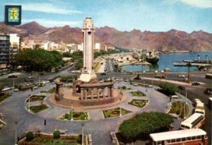 POSTAL PV09078: Plaza de Candelria y Avenida Anaga, Santa Cruz de Tenerife