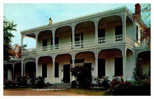 Postcard HOUSE SCENE Natchez Mississippi MS AS3726