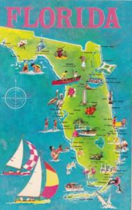 Map Of Florida The Sunshine State