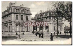 Old Postcard Saint Nazaire L & # 39hotel Posts and Telegraphs