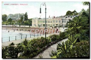 Postcard Old Abbey Crescent Torquay