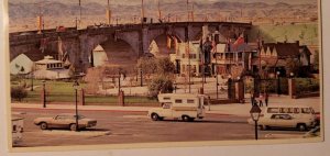 VTG Postcard London Bridge Lake Havasu City Arizona English old cars 1989    320