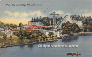 White City from Bridge Worcester, MA, USA 1943 