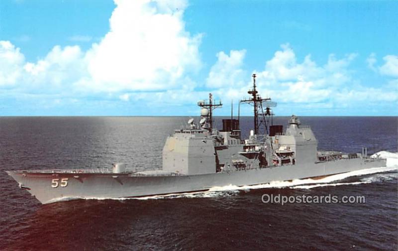 USS Leyte Gulf, Ticonderoga Class, Aegis Guided Missile Cruisers Military Bat...