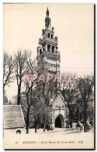Old Postcard Roscoff Notre Dame de Batz Croaz