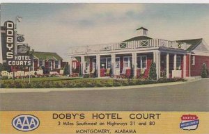 Alabama Montgomery Dobys Hotel Court