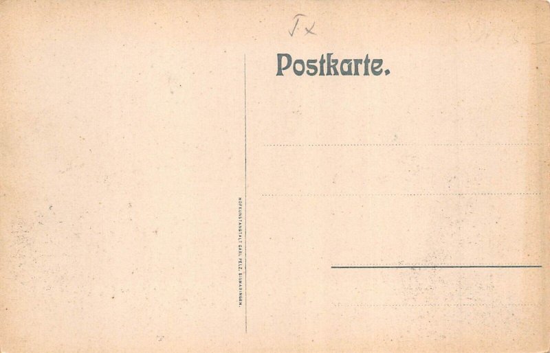 L342 Germany Sigmaringen Castle vintage postcard