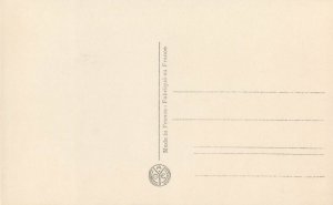 Fine art sculpture postcard Pierrot by A. Vermare