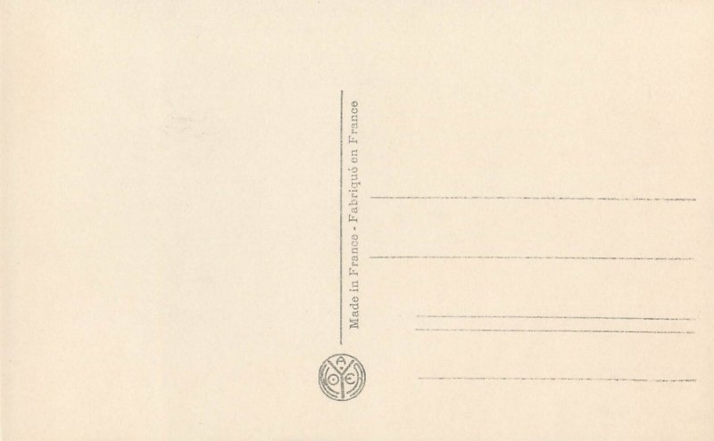 Fine art sculpture postcard Pierrot by A. Vermare