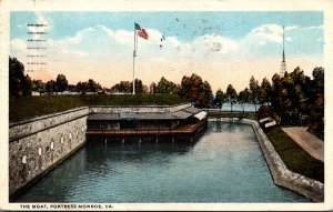 Virginia Fortress Monroe The Moat 1921 Curteich