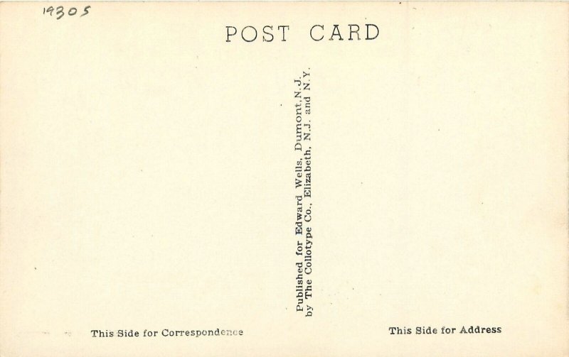 1930s Newtown Connecticut Yankee Drover Inn Edward Wells Postcard 25-725