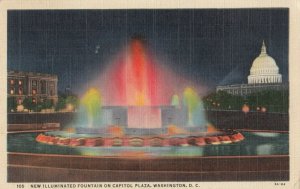 WASHINGTON D.C., 1941; New Illuminated Fountain, Capitol Plaza