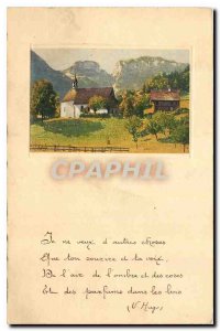 Old Postcard Hamlet mountains